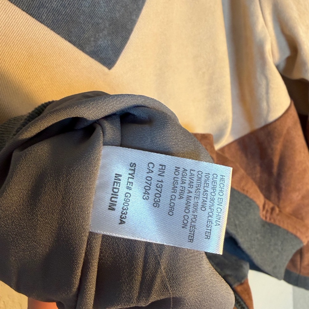 Color block Bomber Jacket - Picture 5 of 5